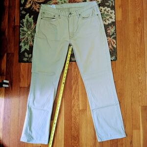 Levi's 514 Canvas Straight Beige Jeans